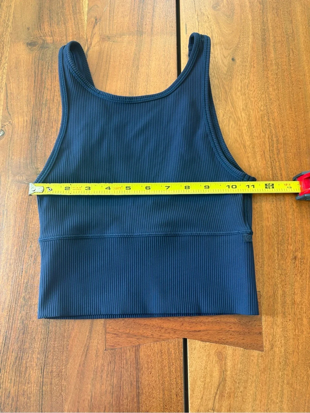 lululemon athletica Ribbed Navy Blue Tank Top